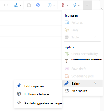 Editorinstellingen