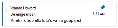 Vastgemaakte e-mailberichten in de nieuwe Outlook voor Windows