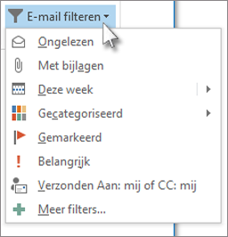 E-mail filteren