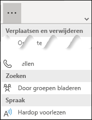 Door groepen bladeren