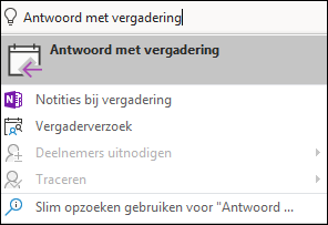 Laat me weten wat u wilt doen om uw menu-items te vinden