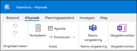 Notities bij outlook-vergadering