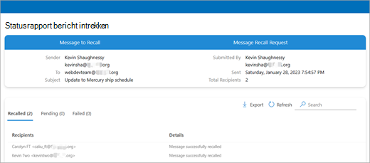 Outlook om een bericht te controleren schermafbeelding twee