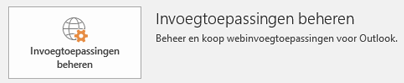 Klik op Invoegtoepassingen beheren