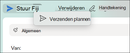 Verzenden plannen