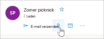 Schermopname van de knop Ga naar groepsbestanden