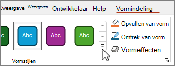 Knop Vormstijlen meer