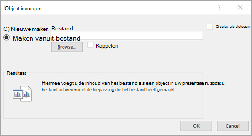 Klik op Maken van bestand