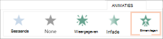 Een animatie-effect kiezen