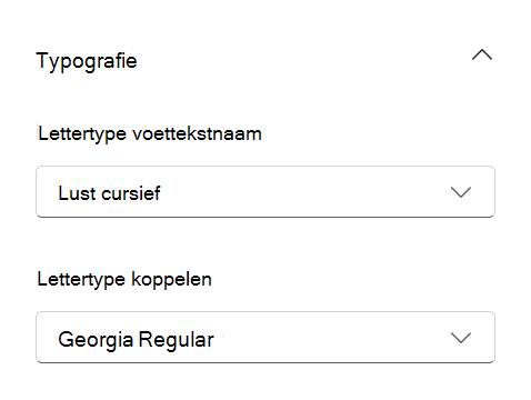 voettekstlettertypen