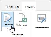 Bewerk de pagina