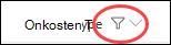 SharePoint-kolomkop met filterpictogram