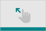 Een handsymbool met een pijl - introductie aan de slag