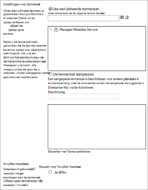 Keuzen voor het