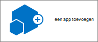 Het pictogram Een app toevoegen in het dialoogvenster Site-inhoud.