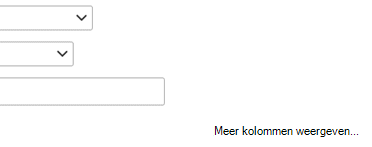 Als u nog een vermelding wilt toevoegen aan de filterdefinitie, selecteert u Meer kolommen weergeven.