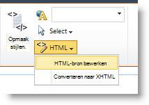 Opdracht HTML-bron bewerken