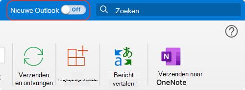 Nieuwe wisselknop voor Outlook voor Mac