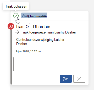 Klik om de taak op te lossen