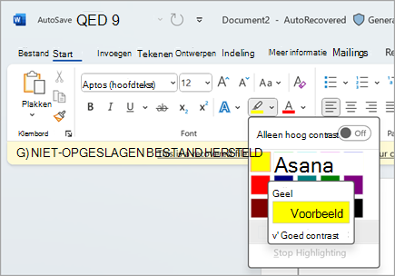 Microsoft Word-markeringsschermafbeelding one.png