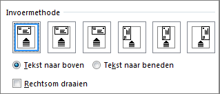 Invoeropties voor het invoeren van enveloppen in de printer