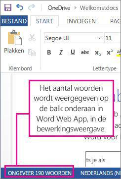 aantal Word