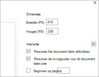 Opties voor het insluiten van een Word-document