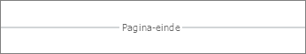 Pagina-einde in Word Online