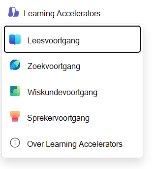 Schermafbeelding van leesvoortgang.