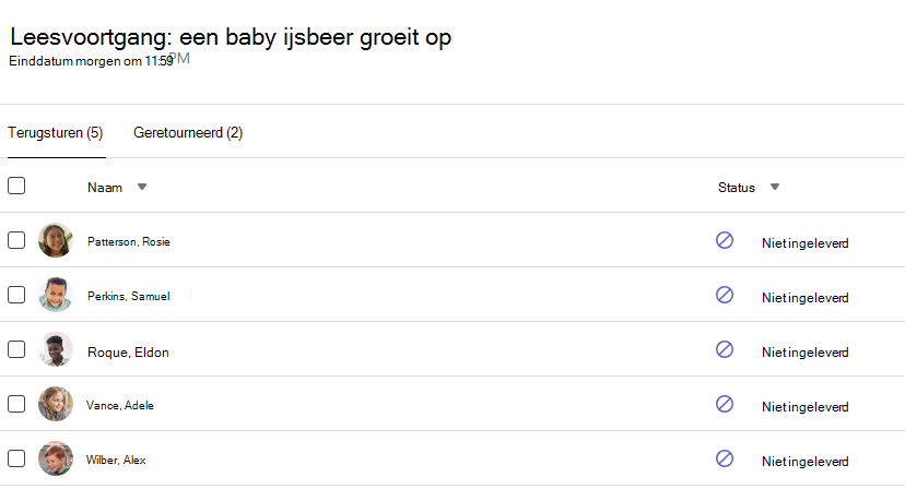 voortgang