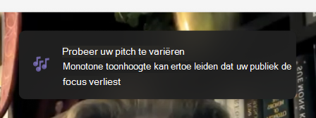 Schermopname van toonhoogte.