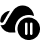 OneDrive-cloudpictogram met onderbroken symbool