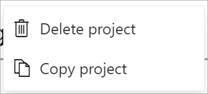 Toont projectbestanden