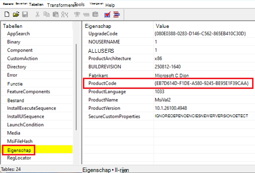 Screenshot of ORCA tool