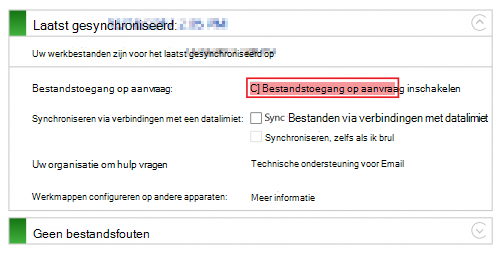 Applet Configuratiescherm Werkmappen