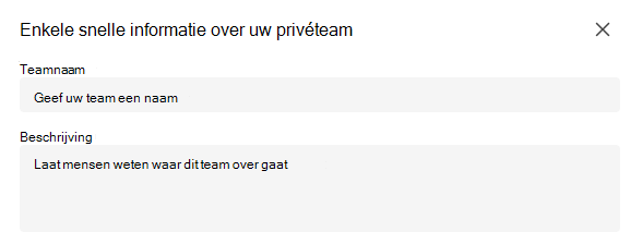 privéteam