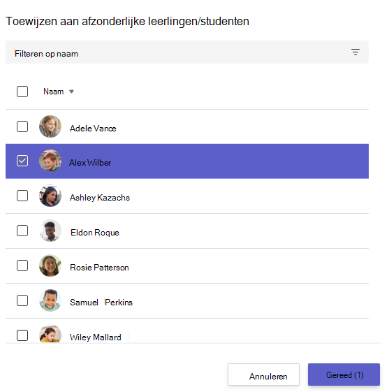 individuele student