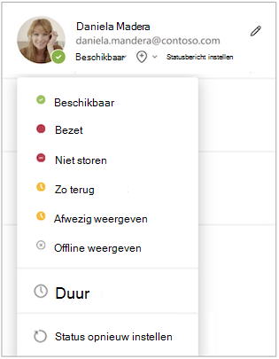 Statusmenu