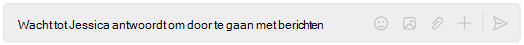 Chatvenster wachten op antwoord
