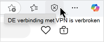Schermopname pf VPN-verbinding verbroken