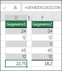 Er wordt een fout weergegeven als een formule naar lege cellen verwijst