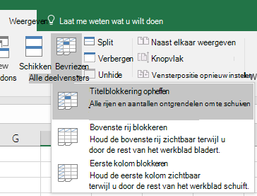 Titelblokkering opheffen