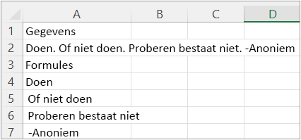 Resultaten van voorbeeld 3