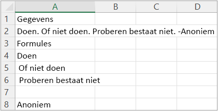 Resultaten van voorbeeld 5