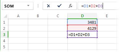 Een formule die een kringverwijzing veroorzaakt in Excel