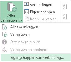 Eigenschappen van de verbinding