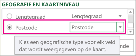 Postcode wordt toegewezen aan postcode