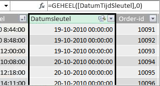 Kolom DateKey