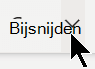 De optie Bijsnijden op het tabblad Afbeelding.