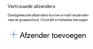 U kunt een e-mailadres toevoegen aan de lijst met vertrouwde afzenders.